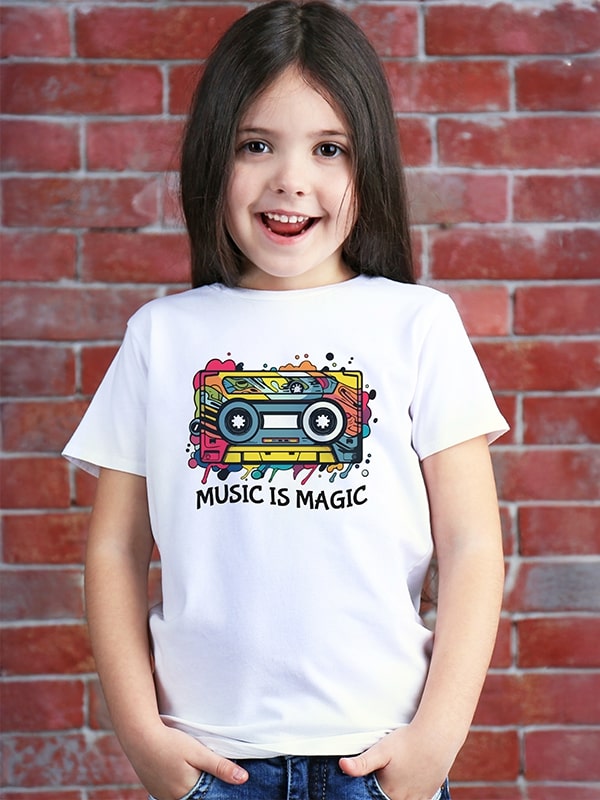 Music is magic - Girls T-shirt